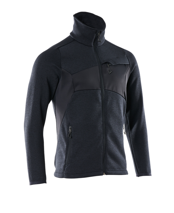 Strickjacke in schwarzblau